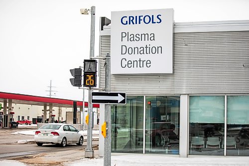 MIKAELA MACKENZIE / FREE PRESS

Grifols Plasma Donation Centre on Taylor on Thursday, March 12, 2026. 

For Malak story.
Free Press 2026