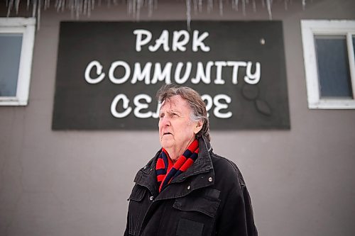 13032026
Doug Sullivan, board member for the Park Community Centre, outside the centre on Friday afternoon.
(Tim Smith/The Brandon Sun)