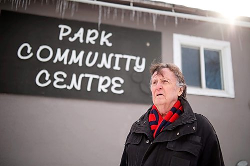 13032026
Doug Sullivan, board member for the Park Community Centre, outside the centre on Friday afternoon.
(Tim Smith/The Brandon Sun)