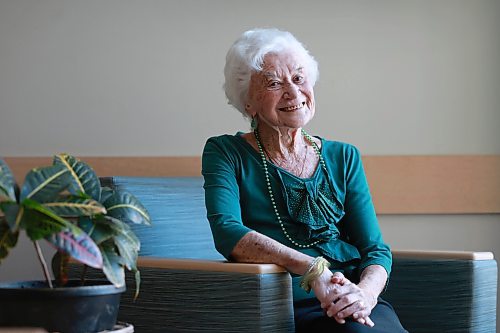 Ruth Bonneville Winnipeg Free Press
VOLUNTEER 95yr volunteer
Portrait of 95-year-old Emily Kosak, with a smile that lights up the room, having her photo taken before heading off to her next volunteer event at Holy Family home Monday.
Story:
Emily Kosak has been volunteering at Holy Family for 34+ years, feeding residents who can’t feed themselves, baking for the regular bake sales and helping out at the nursing home’s daily Bingo sessions. Her favourite part of the day is from between 2 to 3 pm, when she walks for an hour around the xx sq. ft. nursing home, stopping every so often to talk to residents and staff.
March 16th,, 2026