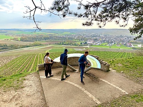 Steve MacNaull / Free Press
The lookout at Vue Les Clos takes in the village of Chablis and surrounding vineyards.