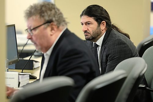 Ruth Bonneville Free Press
Local Shaun Babakhanians HQ hearing
Shaun Babakhanians, developer for Caspian, just prior to the start of his questioning at the police HQ hearings
March 26th, 2026