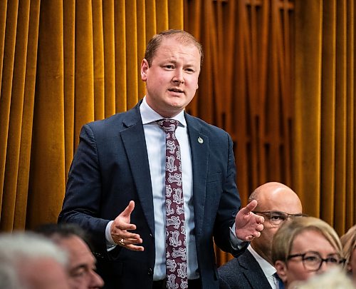 Brandon-Souris MP Grant Jackson speaks during question period in the House of Commons in Ottawa last fall. Jackson said he is pleased by the speed with which the Liberal government acted on recommendations from the standing committee on procedure and House affairs to address the problem of overly long election ballots. (The Brandon Sun files)