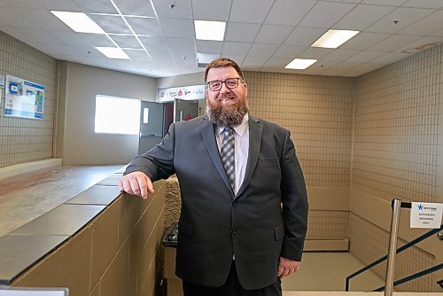 Mark Custance, who is seeking the PC nomination in Turtle Mountain, stands for a photo at the Royal Manitoba Winter Fair at the Keystone Centre in Brandon on Wednesday. (Weichen Zhang/The Brandon Sun)