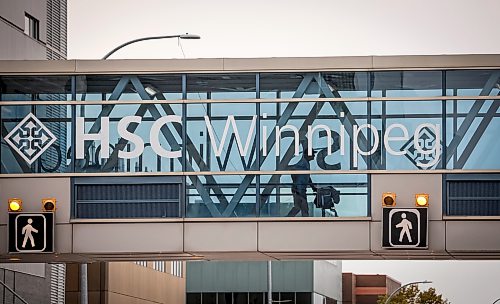 JOHN WOODS / FREE PRESS
People walk in the HSC parkade Monday, September 8, 2025. Shared Health have issued an escort waiver form. Staff and guests who use the”safe ride” program at HSC must sign the waiver and assume and accept all risks.

Reporter: carol