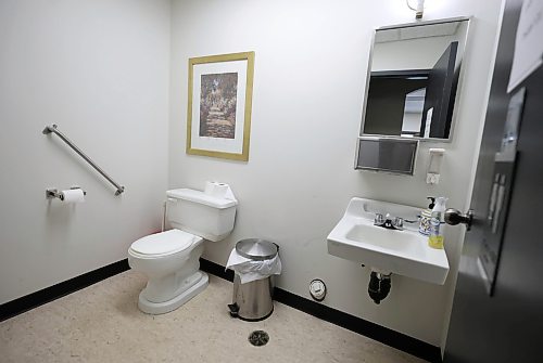 Ruth Bonneville  Free Press

49.8 - Ai news

Photo of the washroom at f the Brokenhead River Regional Library in Beausejour.  See story below. 

 This is for a 49.8 about Boring News, an AI news company that launched recently in Manitoba and has been generating thousands of local stories, many with incorrect or fabricated information. 

Ashley Myers is the director of library services of the Brokenhead River Regional Library in Beausejour. She is quoted in this Boring News story from January, but says she was never interviewed and that the quote is entirely fabricated. She was also disturbed by the AI image included in the piece as it looks nothing like the library or its washrooms.

Story by Eva Wasney

March 25th, 2026
