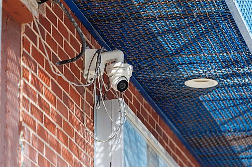 MIKE DEAL / FREE PRESS
Canadian Footwear at 128-A Adelaide St, one of several businesses downtown who have been taking part in the Downtown Community Safety Partnership’s Beacon program. 
The Beacon program allows the Downtown Community Safety Partnership to view security footage live from several businesses and respond to situations faster.
Reporter: Gabrielle Piche
260320 - Friday, March 20, 2026.