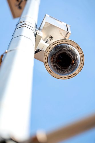 Ruth Bonneville Free Press
Local Security Story
CCTV camera on Broadway at Osborne
Story is about being watched and recorded. Including street CCTV cameras, photo radar and police survellance cameras to residential cameras, some with AI-powered facial recognition, with many installed after the Manitoba government’s 2024 security equipment rebate program.
Story by Conrad
April 8th, 2026