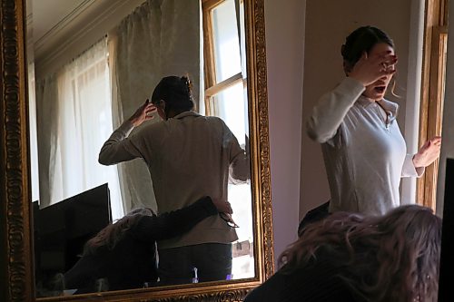 Ruth Bonneville  Free Press

 LOCAL - stalker

 Stalking Story.

Photo taken when Emma and her mom thought they saw him out their window while I was there taking pictures.

Anonymous  photos of Emma (by herself and also with her mother) in their apartment in the Osborne Village area, to tell their story of being stalked by a un-homed man. 

They have a protection order but still have to deal with the fear of his return now that he is out of jail.  

The Judge allowed the stalker to live just 200 m away, instead of the usual 300m, upon his request.  

STALKING CASE (for Saturday Front and Centre): When Emma met Anthony Edward Liwyj, he was banging on her front door in bare feet and with two black eyes, pleading for a drink of water. The 36-year-old Winnipeg woman didn’t know it then, but her willingness to help a stranger the morning of Aug. 4 would mark the beginning of a month of terror, in which she says Liwyj repeatedly turned up outside the home in the wee hours and late at night — trying to get in. “To this day, I still can’t figure it out and I think that’s the scariest part about it,” Emma said. She and  her 66-year-old mother live together. 

See story by Tyler


April 9th,  2026
