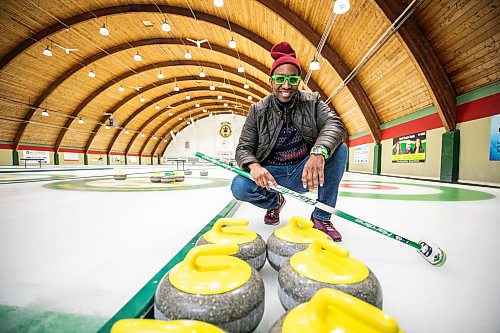 MIKAELA MACKENZIE / FREE PRESS
Cool Sweepings creator/producer Chris Sharpe at the Fort Rouge Curling Club, where the series was filmed, on Friday, April 10, 2026. Cool Sweepings is a fictional series about a Jamaican curling team based out of Winnipeg.
For Taylor story.
Free Press 2026