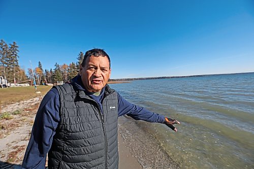 Chief Dwayne Sonny Blackbird of Keeseekoowenin Ojibway First Nation has claimed responsibility for a legal threat that caused boats to be banned from Clear Lake this year. Blackbird said the action came from his deep interest in the health of the lake, which has served as a place of healing for his family for generations. (Connor McDowell/The Brandon Sun)