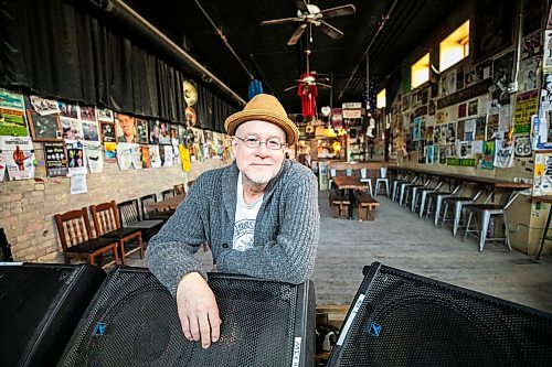 MIKAELA MACKENZIE / FREE PRESS
John Scoles at the High and Lonesome Club, which is celebrating its 25th anniversary, on Friday, April 10, 2026.
For Ben Waldman story.
Free Press 2026
