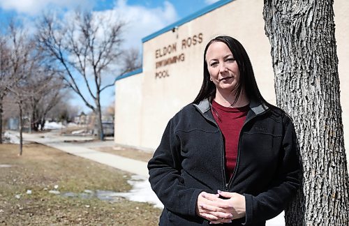 Ruth Bonneville  Free Press

Local -Eldon Ross pool closure

Photo of Samantha Amaral, principal of Brooklands School, next to Eldon Ross pool which is walking distance from the school.   

Story:  She wishes the  pool to reopen because it was really important to the Brooklands community 

ELDON ROSS POOL: The city wasn’t able to find a buyer for Eldon Ross Pool, which it had hoped to sell off to a buyer who would still provide low or no cost public access. Only one bid came in, which didn’t do so. 

Story by Joyanne

April 10th,  2026
