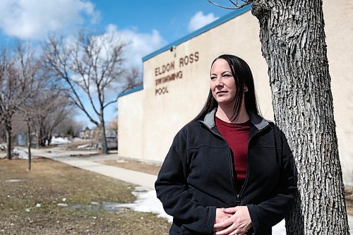 Ruth Bonneville  Free Press

Local -Eldon Ross pool closure

Photo of Samantha Amaral, principal of Brooklands School, next to Eldon Ross pool which is walking distance from the school.   

Story:  She wishes the  pool to reopen because it was really important to the Brooklands community 

ELDON ROSS POOL: The city wasn’t able to find a buyer for Eldon Ross Pool, which it had hoped to sell off to a buyer who would still provide low or no cost public access. Only one bid came in, which didn’t do so. 

Story by Joyanne

April 10th,  2026
