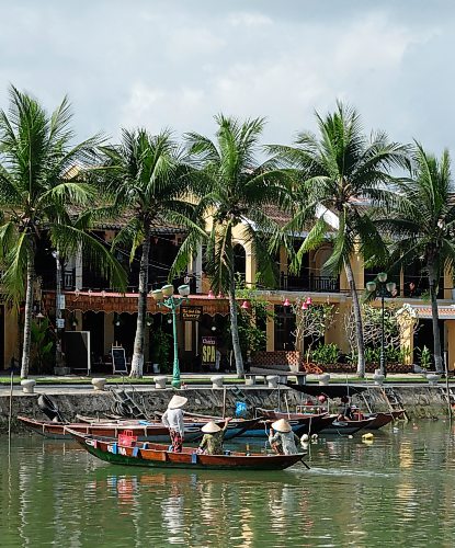 Jason Halstead / Free Press
Traditional boats take to a canal in Hoi An, Vietnam.