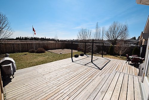 Todd Lewys / Free Press
The view from the south-facing backyard's massive deck is a pastoral delight. 