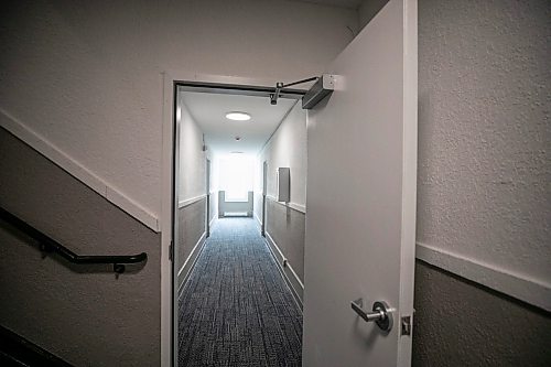MIKAELA MACKENZIE / FREE PRESS
	
A new transitional housing complex at 480 Young Street on Thursday, April 30, 2026.

For Scott story.
Free Press 2026