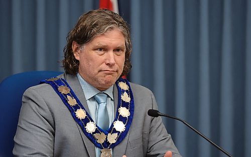 Brandon Mayor Jeff Fawcett said he enjoys the role and wants to build on progress from his first term. (Alex Lambert/The Brandon Sun files)
