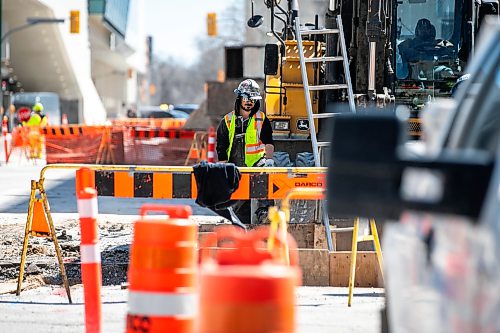 MIKAELA MACKENZIE / FREE PRESS
Road construction on Edmonton Street on Friday, May 8, 2026.
For Tyler story.
Free Press 2026