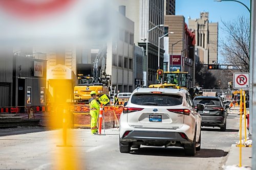 MIKAELA MACKENZIE / FREE PRESS
Road construction on Edmonton Street on Friday, May 8, 2026.
For Tyler story.
Free Press 2026