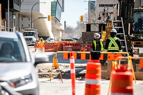 MIKAELA MACKENZIE / FREE PRESS
Road construction on Edmonton Street on Friday, May 8, 2026.
For Tyler story.
Free Press 2026