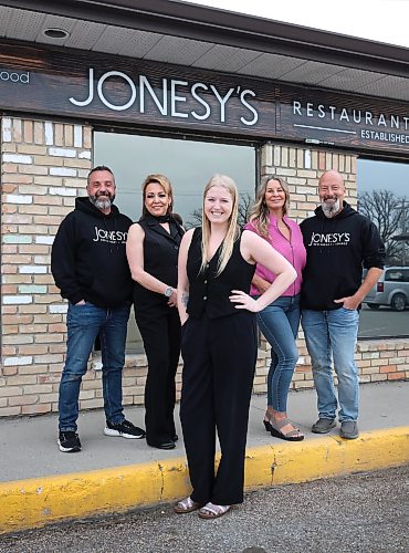 Ruth Bonneville Free Press
Intersection - Jonesy's Roadhouse Burger
Jonesy's Restaurant & Lounge, 3133 Birds Hill Rd.
Team photo: Owners Tony Brambilla (left), Kevin Jones and Kathy Jones (right), with managers Melissa Unrau and Brittany Mann (centre), outside the restaurant.
Story: This is an Intersection piece on Jonesy's, a homestyle restaurant in East St Paul that toasted its 25th anniversary last year.
Reporter: Dave Sanderson
When: By Wedn May 13 - this is for the Sat May 16 Intersection
May 14th, 2026