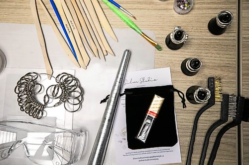 MIKAELA MACKENZIE / FREE PRESS
Tools for a silver ring-making workshop on Monday, March 23, 2026.
For AV story
Free Press 2026