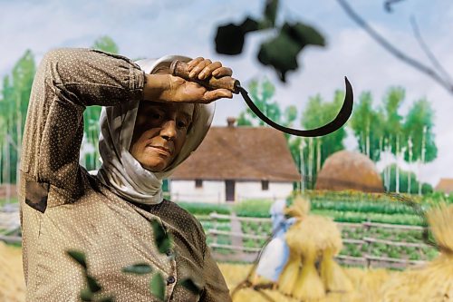 MIKE DEAL / FREE PRESS
The Manitoba Museum is in the process of taking down the Delta Marsh and Rye Farm diorama because along with wear-and-tear it has become difficult to maintain due to the presence of pests that are proving difficult to remove.
260521 - Thursday, May 21, 2026.