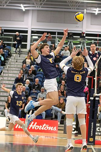 Matt Siebenga is heading to Volleyball Canada's under-21 men's selection camp in Calgary on Tuesday. (Thomas Friesen/The Brandon Sun)