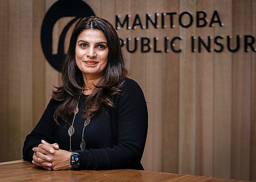 JOHN WOODS / WINNIPEG FREE PRESS
Satvir Jatana, new president and CEO of Manitoba Public Insurance (MPI), is photographed at MPI’s headquarters Tuesday, February 6, 2024.
Reporter: ?