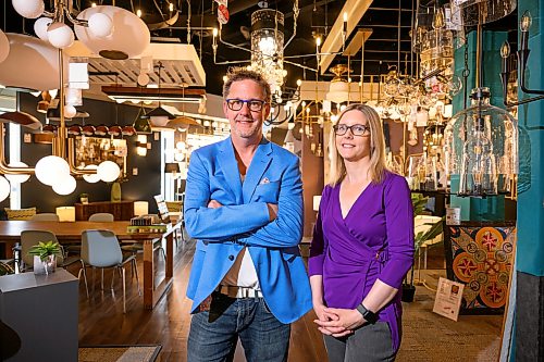 Mike Sudoma/Free Press
Robinson Lighting Co-Owners Leigh (left) and Brett Robinson (right)
May 29, 2026