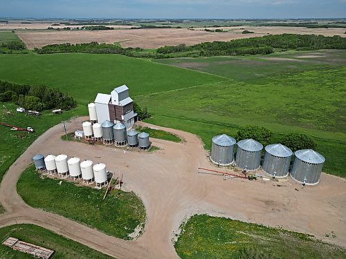 03062026
The Bradwardine elevator, photographed on June 2, 2026, is one of increasingly few wooden grain elevator’s left in Manitoba.
(Tim Smith/The Brandon Sun)