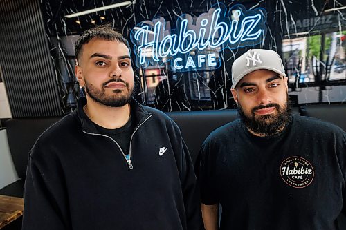 MIKE DEAL / FREE PRESS
Brothers Sammy and Ali Zeid are putting the final touches on their second Habibiz Cafe at 225 McDermot Avenue in the Exchange District.
Reporter: Aaron Epp
260604 - Thursday, June 04, 2026.