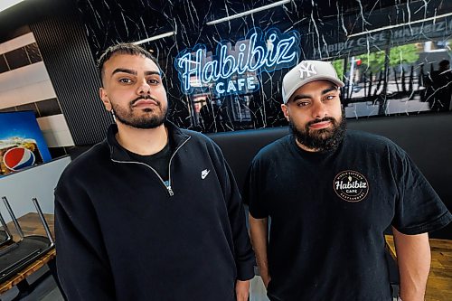 MIKE DEAL / FREE PRESS
Brothers Sammy and Ali Zeid are putting the final touches on their second Habibiz Cafe at 225 McDermot Avenue in the Exchange District.
Reporter: Aaron Epp
260604 - Thursday, June 04, 2026.