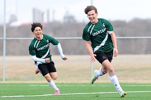 Emytt Pearce of the Neelin Spartans has committed to the Brandon University men's soccer team for the 2026 MCAC season. (Tim Smith/The Brandon Sun)