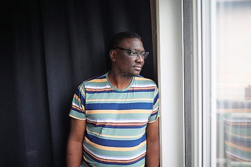 05062026
Hosteen Bungon, President of the United Nigerians Brandon Association, at his home in the city on Friday.
(Tim Smith/The Brandon Sun)