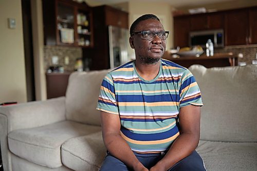 05062026
Hosteen Bungon, President of the United Nigerians Brandon Association, at his home in the city on Friday. 
(Tim Smith/The Brandon Sun)