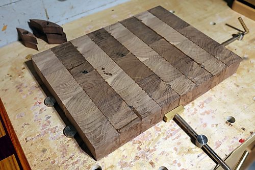 09062026
A in-process cutting board project at Northern Prairie Woodworks in Virden on Tuesday. 
(Tim Smith/The Brandon Sun)