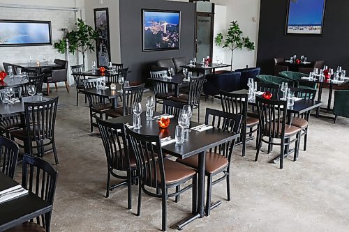 09062026
The dining room set-up Hermanos Firehall on Princess Avenue on Friday. The steakhouse opens on June 18th.
(Tim Smith/The Brandon Sun)