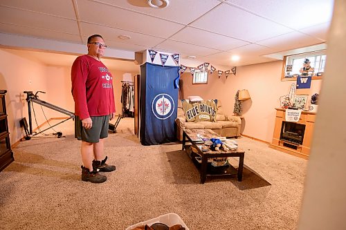 Mike Sudoma/Free Press
Darryl Balasko takes a minute to inspect the flood damage at his home on Dudley Avenue Wednesday afternoon after Tuesday evenings storm left them with an overflowing toilet and a severely flood damaged basement
June 10, 2026