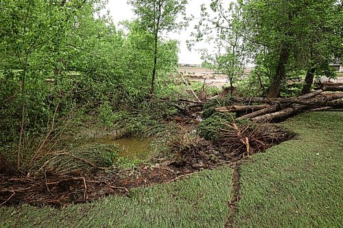 10062026
Widespread damage at Ian McKay’s home outside Minitonas on Wednesday caused by flooding earlier this week. 
(Tim Smith/The Brandon Sun)
