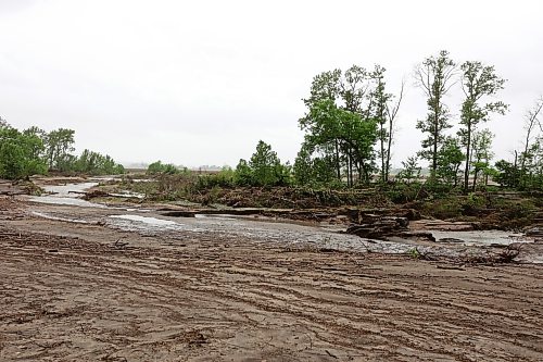 10062026
Flood damage in Minitonas on Wednesday after the community was flooded earlier this week during sustained rains. (Tim Smith/The Brandon Sun)

