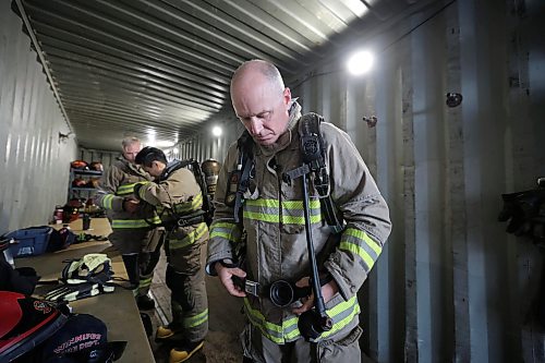 Ruth Bonneville / Free Press

LOCAL - Gillingham fire training

Photo of Mayor Scott Gillingham and Councillor Vivian Santos fully gearing up before heading into the fire training session.  

Mayor Scott Gillingham and Councillor Vivian Santos participate in the Winnipeg Fire Paramedic Service's Fire Dynamics training program involving being inside a full-involved in a sea can Monday.

See story by Joyana

June 15, 2026