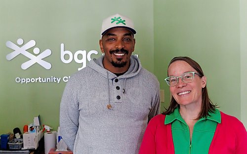 MIKE DEAL / FREE PRESS
Noelle DePape, President and CEO, and Club Manager Alazar Awegachew, at the BGC offices on Juno Street.
The BGC, formerly known as the Boys and Girls Club, has been around for almost 50 years and operates community-based clubs and numerous youth development programs, offering a safe alternative to the streets during the evening and after school hours.
Reporter: Janine LeGal
260616 - Tuesday, June 16, 2026.