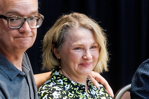 MIKE DEAL / FREE PRESS
​​Charlene and Keith Hampton, whose daughter, Amelia Hampton, filed a human rights complaint that resulted in a settlement with the Government of Manitoba and the Winnipeg Regional Health Authority (WRHA) that has led to the creation of the report, Equality, Dignity, and Belonging: Building a Better System for People with Disabilities in Manitoba, which they have committed to making best efforts to implement the Report’s recommendations.
A groundbreaking report outlining why disability services in Manitoba must be completely overhauled along with recommendations on how to fix the system was released during an event at the Canad Inns Club Regent Tuesday morning. 
Reporter: Scott Billeck
260616 - Tuesday, June 16, 2026.