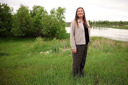 “When many people see a wetland, they simply pass it by, but here on the Prairies, the wetland is like our rainforest. It is the heart and lungs of our landscape," says Ingrid Gatin, programming and community co-ordinator for the Riverbank Discovery Centre. (Photos by Tim Smith/The Brandon Sun)