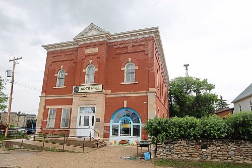 Arts Hall occupies a historic building that is featured in the railway exhibit. (Connor McDowell/The Brandon Sun)