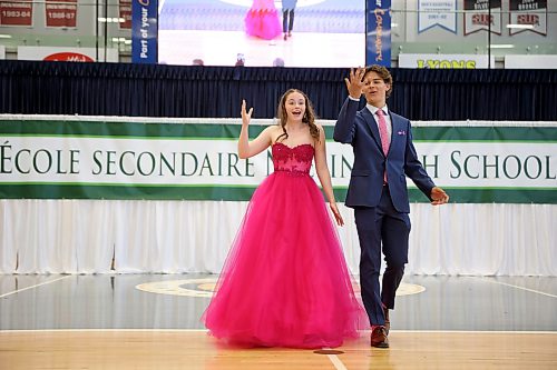 24062026
Graduates take part in the grand march after École Secondaire Neelin High School’s 2026 convocation at the Brandon University Healthy Living Centre on Wednesday.
(Tim Smith/The Brandon Sun)