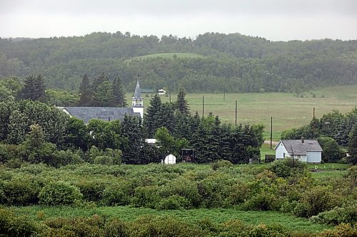 23062026
The village of Polonia on a rainy Tuesday.
(Tim Smith/The Brandon Sun)