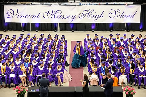 25062026
Vincent Massey High School’s class of 2026 graduation ceremony takes place at Assiniboine Credit Union Place on Thursday.
(Tim Smith/The Brandon Sun)